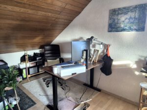 DG - Wohnzimmer, Arbeitsecke