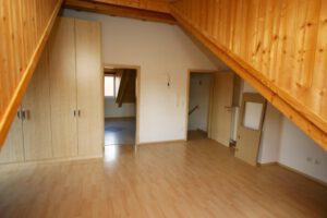 Wohnraum von Gaube aus