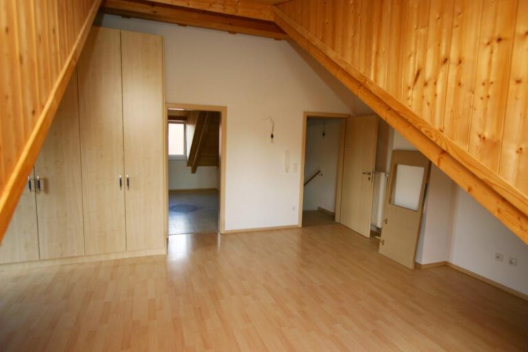 Wohnraum von Gaube aus