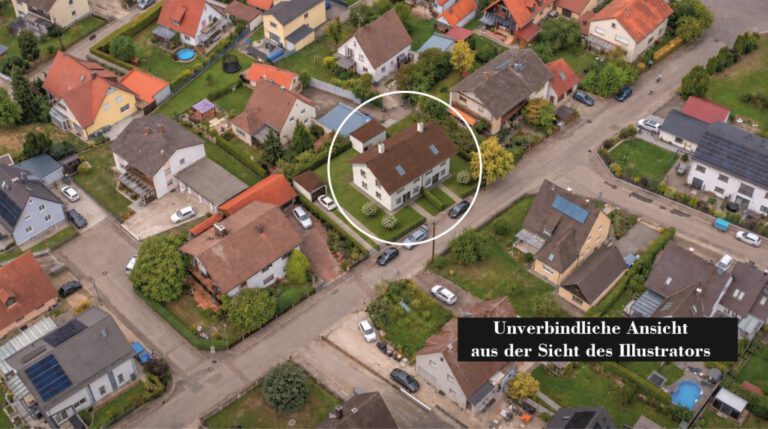 Illu Doppelhaus, Ostansicht